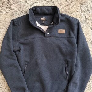 Pacific Trail Charcoal Gray Sherpa-Lined Pullover Hoodie